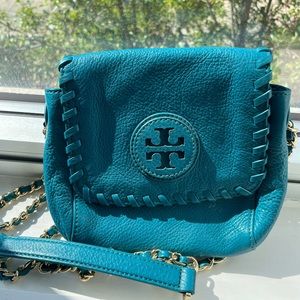Tory Burch Leather Marion Crossbody  Bag